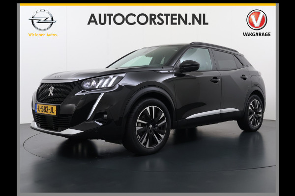 Peugeot e-2008 EV GT Pack 50kWh SOH 90% Pano-Dak+Schuifdak Apple Carplay Android Auto Navi Ecc Adap.Cruise 360°Camera Stoelverwarming Blindspot Privacy Glas Lmv 18" Lane Assist Keyless Bluetooth Pack Safety Plus 1e Eigenaar 100% Dealeronderhouden Origineel Nederlandse Auto