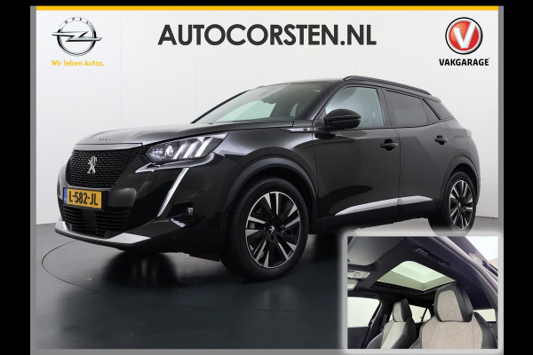 Peugeot e-2008 EV GT Pack 50kWh SOH 90% Pano-Dak+Schuifdak Apple Carplay Android Auto Navi Ecc Adap.Cruise 360°Camera Stoelverwarming Blindspot Privacy Glas Lmv 18" Lane Assist Keyless Bluetooth Pack Safety Plus 1e Eigenaar 100% Dealeronderhouden Origineel Nederlandse Auto