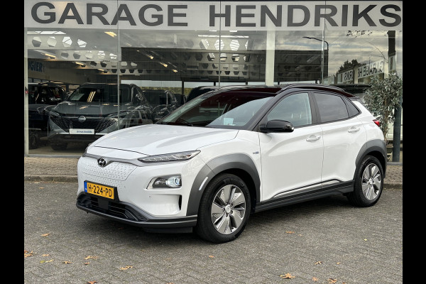 Hyundai Kona EV Premium 64 kWh 3 fase | Leder | Two Tone Black | Climate | occasion