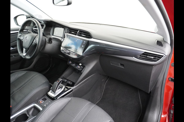 Opel CORSA-E Elegance 50kWh SOH 90% Leder 360°Camera Panoramadak Zwart Dak Navi Ecc Apple Carplay Android Auto Cruise Control Stoel+Stuurverwarming DAB+ Pdc Lmv Led Origineel Nederlandse Auto