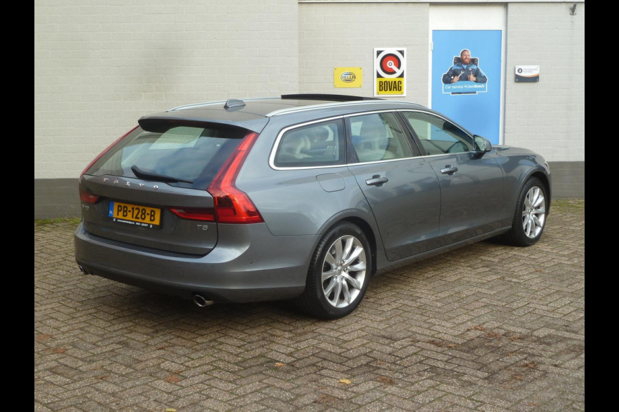Volvo V90 2.0 T5 254PK Panodak|BLIS|Adaptive-Cruise|Wegkl.trekhaak|Pilot-Assist|Head-Up|Camera|Origineel-NL