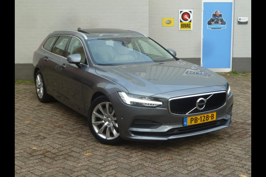 Volvo V90 2.0 T5 254PK Panodak|BLIS|Adaptive-Cruise|Wegkl.trekhaak|Pilot-Assist|Head-Up|Camera|Origineel-NL