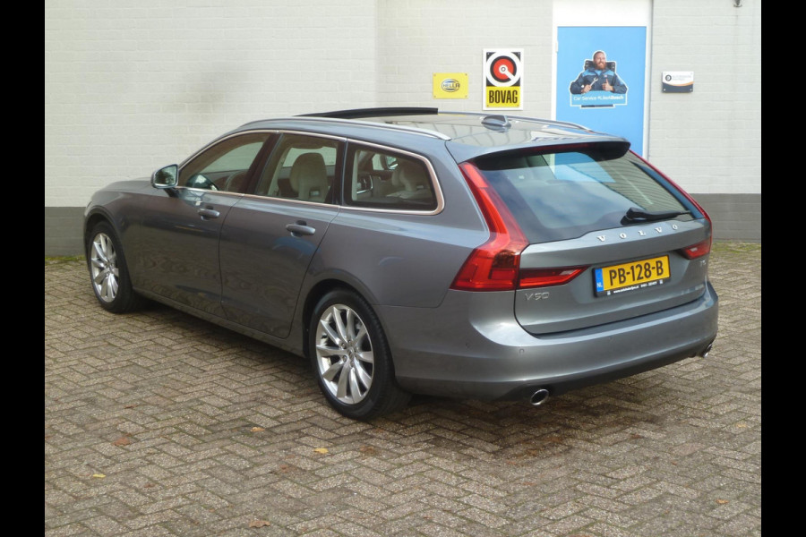 Volvo V90 2.0 T5 254PK Panodak|BLIS|Adaptive-Cruise|Wegkl.trekhaak|Pilot-Assist|Head-Up|Camera|Origineel-NL