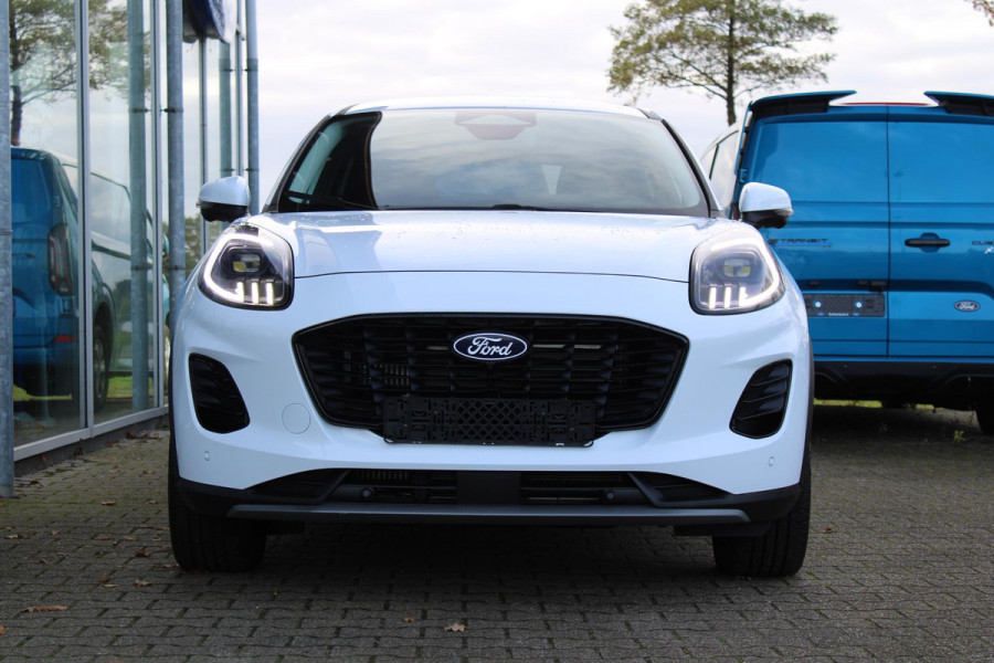 Ford Puma 1.0 EcoBoost Hybrid Titanium 125pk | NIEUWE MODEL! | Driver Assistance Pack | Matrix LED koplampen | Winterpack | Reservewiel | Comfort Pack