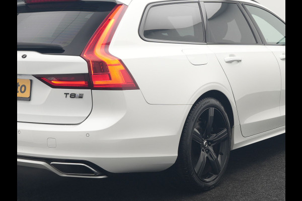 Volvo V90 T8 AWD R-Design Plug In Hybrid 394pk Dealer O.H. PHEV | Adaptive Cruise | 360 Camera | Black Optic | Alcantara Sportstoelen Memory & Verwarmd | Apple Carplay | Keyless | Blis | Virtual | Navigatie | 19"L.M |