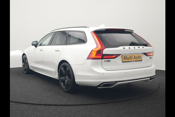 Volvo V90 T8 AWD R-Design Plug In Hybrid 394pk Dealer O.H. PHEV | Adaptive Cruise | 360 Camera | Black Optic | Alcantara Sportstoelen Memory & Verwarmd | Apple Carplay | Keyless | Blis | Virtual | Navigatie | 19"L.M |
