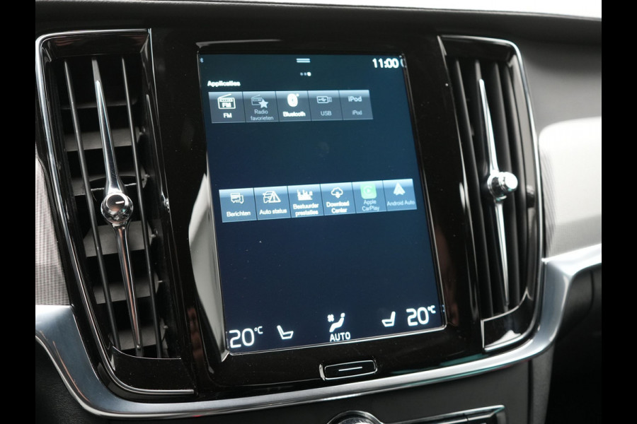 Volvo V90 T8 AWD R-Design Plug In Hybrid 394pk Dealer O.H. PHEV | Adaptive Cruise | 360 Camera | Black Optic | Alcantara Sportstoelen Memory & Verwarmd | Apple Carplay | Keyless | Blis | Virtual | Navigatie | 19"L.M |