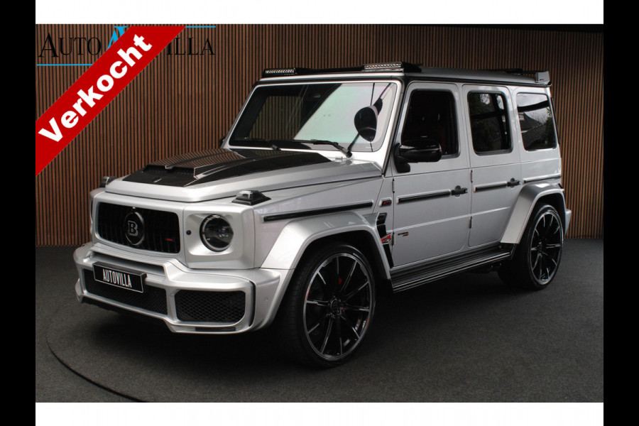 Mercedes-Benz G-Klasse 63 BRABUS 700 360 ACC Carbon 24'' PTS Sterrenhemel Panodak Massage Navi Leer Climate LM velgen