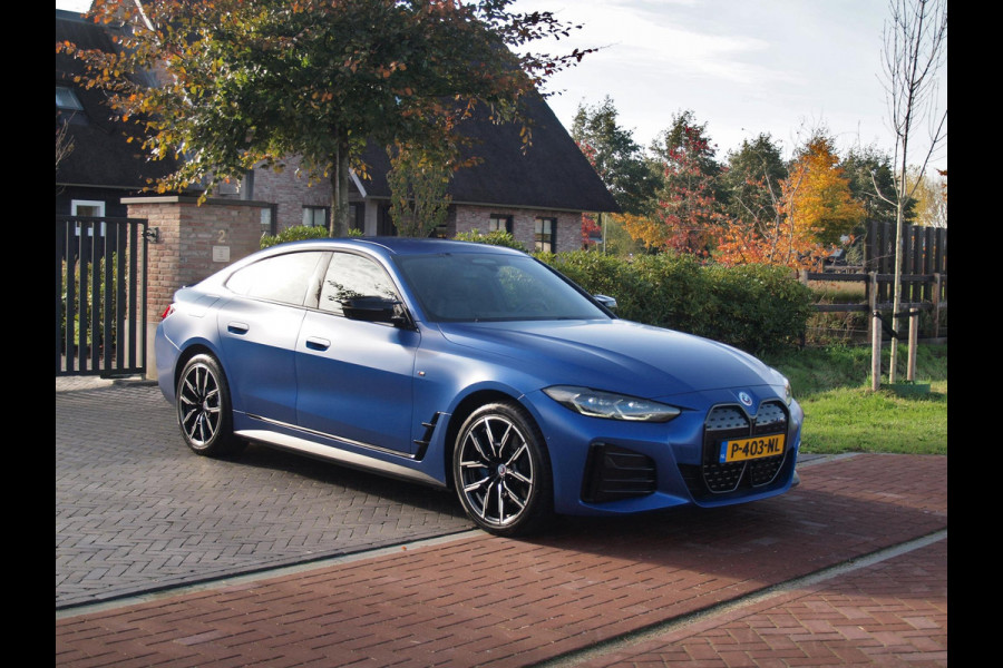 BMW i4 M50 High Executive 84 kWh | 544 PK | Harman Kardon | Head-Up Display | 360 Camera | Leder interieur | NL-Auto |
