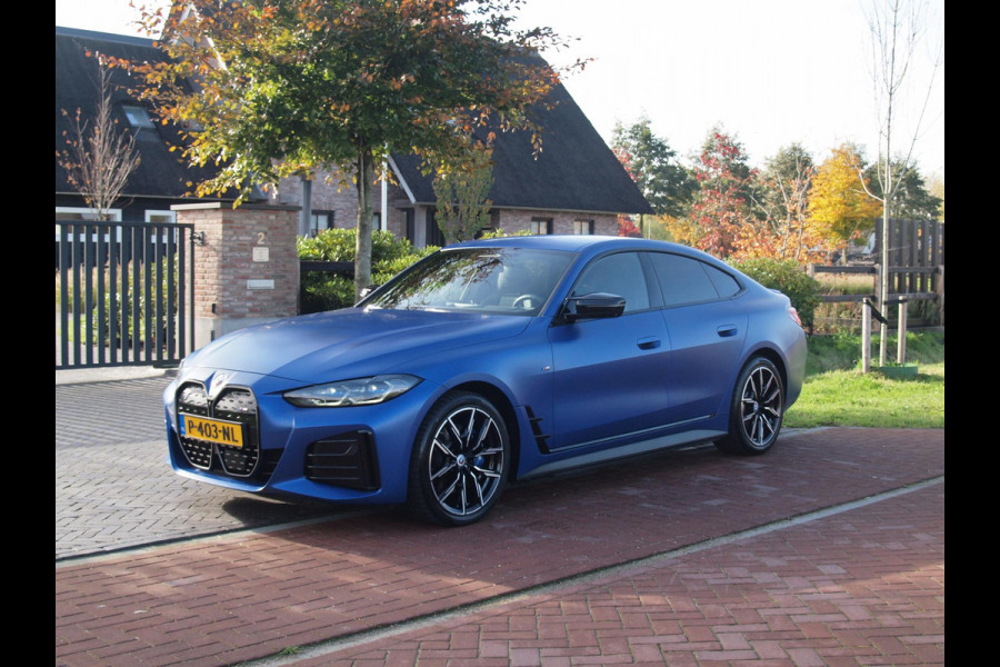 BMW i4 M50 High Executive 84 kWh | 544 PK | Harman Kardon | Head-Up Display | 360 Camera | Leder interieur | NL-Auto |