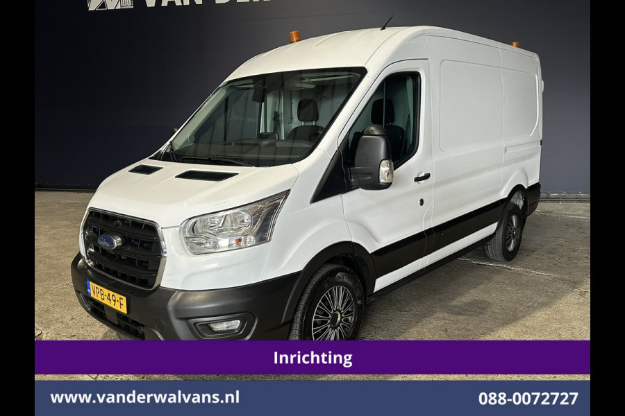 Ford Transit 2.0 TDCI 130pk L2H2 inrichting Euro6 Airco | Camera | Apple Carplay | Cruisecontrol Omvormer, Elektrische verstelbare bestuurdersstoel, Android Auto, Stoelverwarming, Verwarmde Voorruit, Parkeersensoren