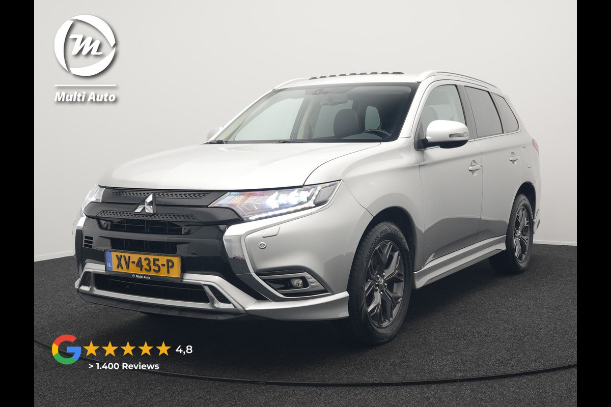 Mitsubishi Outlander 2.4 Intense0+ Plug In Hybrid 225pk Dealer O.H. PHEV | Trekhaak Afneembaar | Schuif-/Kanteldak | Camera | Sportstoelen & Stuur Verwarmd | LED Koplampen | Keyless | Apple Carplay | Blis | DAB |