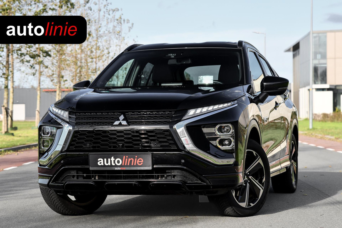 Mitsubishi Eclipse Cross 2.4 PHEV Instyle. Leder, Elek stoelen, HUD, ACC, 360, Carbon, Stuurvw, Trekhaak, Dodeh, CarPlay!