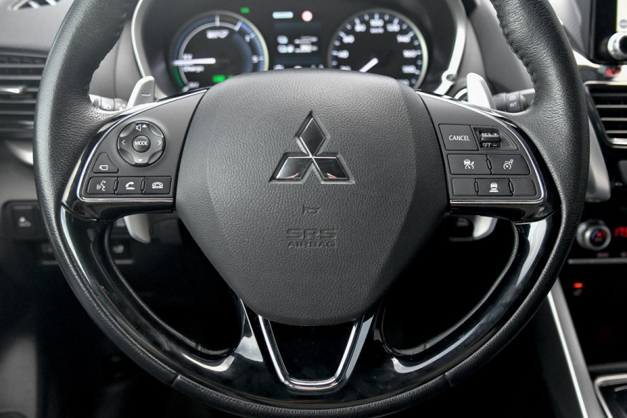 Mitsubishi Eclipse Cross 2.4 PHEV Instyle. Leder, Elek stoelen, HUD, ACC, 360, Carbon, Stuurvw, Trekhaak, Dodeh, CarPlay!