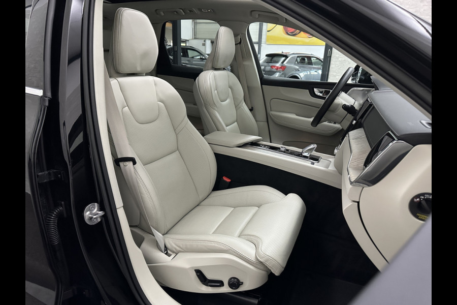 Volvo XC60 350PK Ultimate Bright | Bowers & Wilkins | Luchtvering | Panorama | Massage | ACC | 360 Camera | T6 | Stoelventilatie | Head-Up | Keyless-Entry | Orrefors Glaspook | Pilot-Assist | Stoelverwarming V+A | Stand-Kachel | Memory | Stuurverwarming | Dodehoek | Leder Dashboard | Carplay |