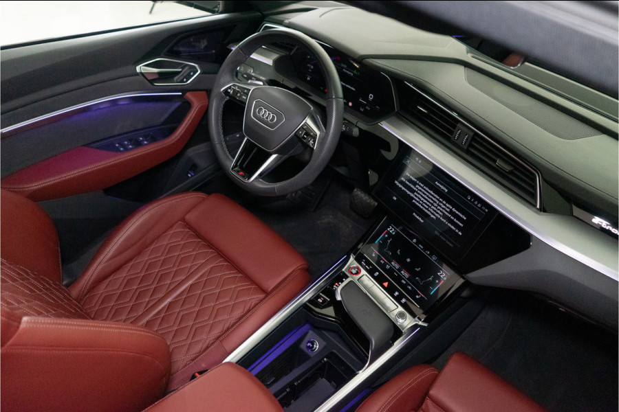 Audi e-tron Sportback S Quattro 95 kWh 504PK | Pano | B&O | RS Stoelen | 360 | 12 MND Garantie