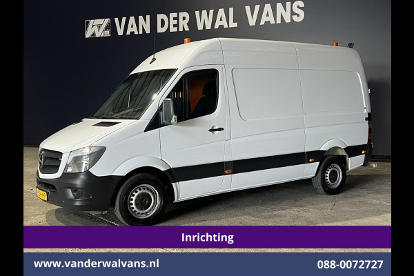 Mercedes-Benz Sprinter 314CDI 143pk L2H2 inrichting Euro6 Airco | Camera | Navigatie | 2800kg Trekhaak Omvormer Cruisecontrol, Chauffeursstoel, Parkeersensoren