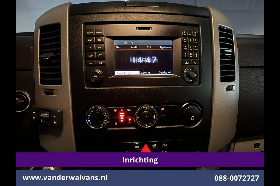 Mercedes-Benz Sprinter 314CDI 143pk L2H2 inrichting Euro6 Airco | Camera | Navigatie | 2800kg Trekhaak Omvormer Cruisecontrol, Chauffeursstoel, Parkeersensoren