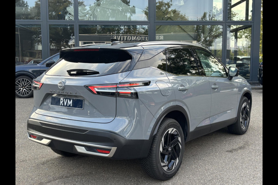 Nissan QASHQAI 1.3 MHEV Xtronic N-Connecta FABRIEKSGARANTIE| STOEL/STUURVERWARMING| HEAD-UP| VOORUITVERW.| ELEK. ACHTERKLEP| 360 CAM|