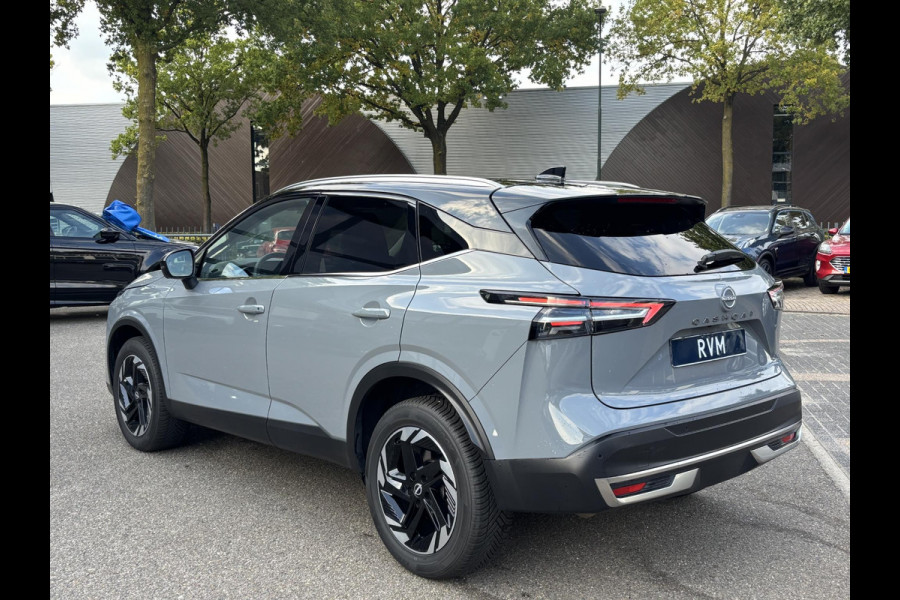 Nissan QASHQAI 1.3 MHEV Xtronic N-Connecta FABRIEKSGARANTIE| STOEL/STUURVERWARMING| HEAD-UP| VOORUITVERW.| ELEK. ACHTERKLEP| 360 CAM|