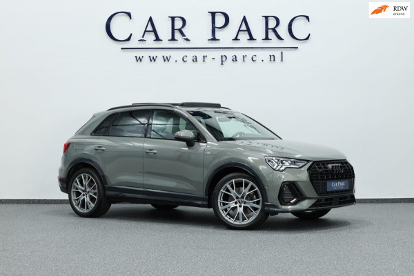 Audi Q3 45 TFSI quattro S edition S-LINE/LED/SFEER/VIRTUAL/PANO/LEER+S.VERWARMING/20" LMV/CAM/ACC/ECC/12 MND GARANTIE!