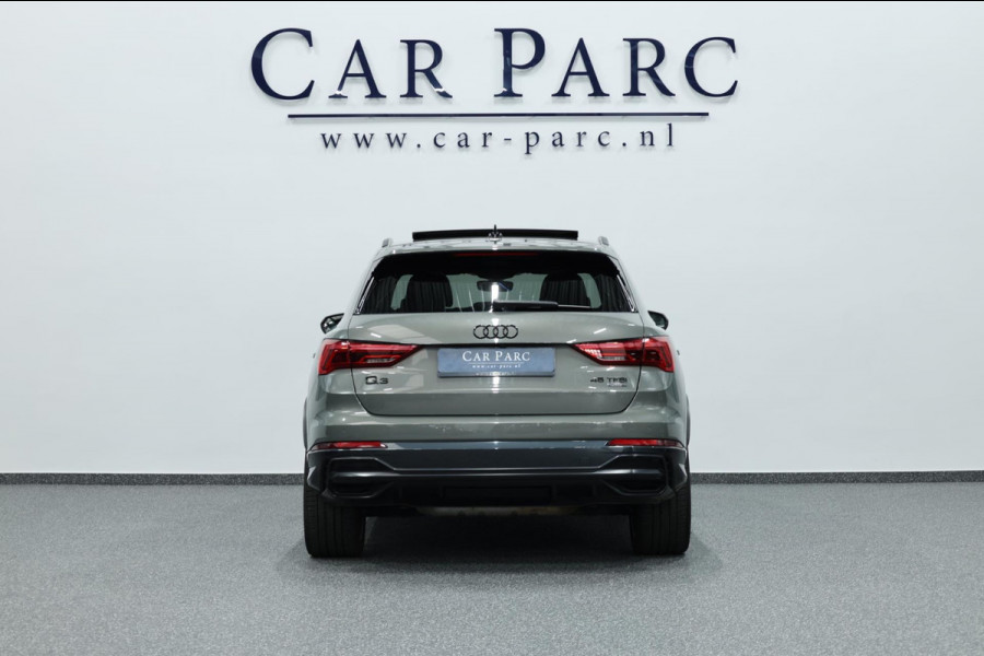 Audi Q3 45 TFSI quattro S edition S-LINE/LED/SFEER/VIRTUAL/PANO/LEER+S.VERWARMING/20" LMV/CAM/ACC/ECC/12 MND GARANTIE!