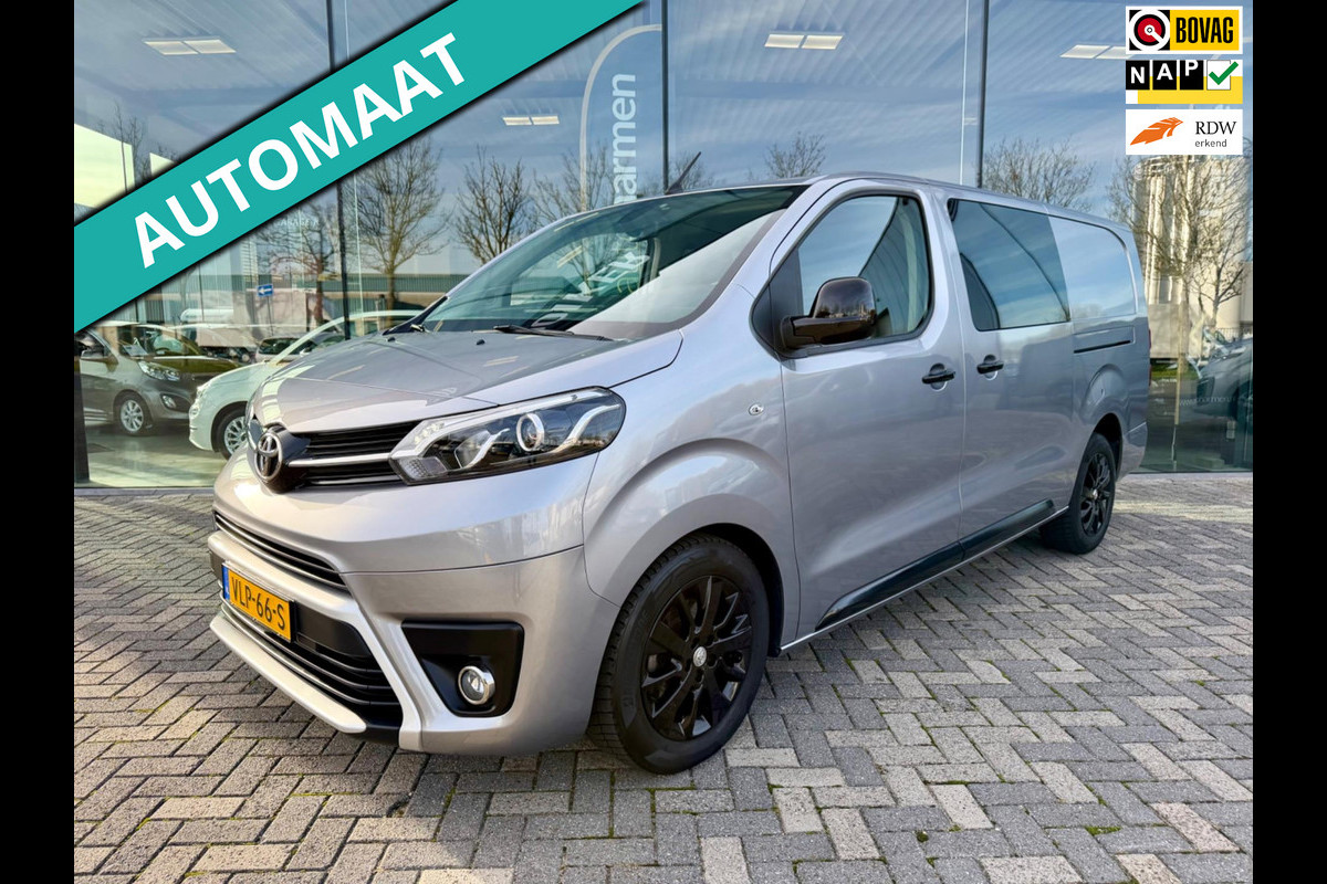 Toyota ProAce Worker 2.0 D-4D automaat Black Line DC Dubbele Cabine, NAP, CarPlay