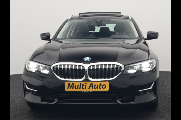 BMW 3 Serie Touring 320e Luxury Line Plug In Hybrid 204pk Dealer O.H PHEV | Panodak | Lederen Sportstoelen Verwarmd | Apple Carplay | Sfeerverlichting | Navi Full Map | DAB |