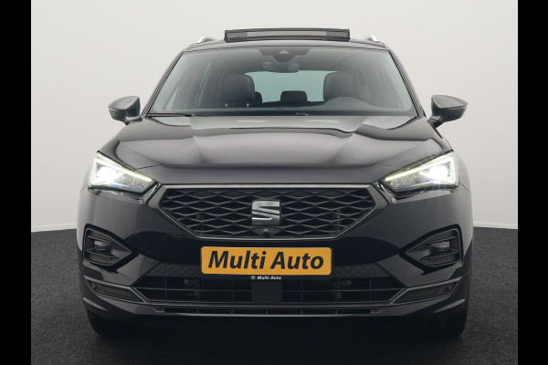 Seat Tarraco 1.4 TSI e-Hybrid FR Plug In Hybrid 245pk Dealer O.H PHEV | Panodak | Adaptive Cruise | 360 Camera | Lederen Sportstoelen Memory & Verwarmd | Apple Carplay | Keyless | Stuur & Achterbank Verwarmd | Blis | Navigatie | Virtual | DAB |