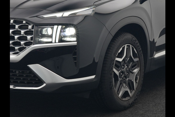 Hyundai Santa Fe 1.6 T-GDI Premium Plug In Hybrid 266pk Dealer O.H PHEV | Adaptive Cruise | Head Up | 360 Camera | Lederen Sportstoelen Memory & Ventilatie | Apple Carplay | Verwarmde Stoelen & Stuur | Sfeerverlichting | Keyless | Navigatie | Blis | DAB |