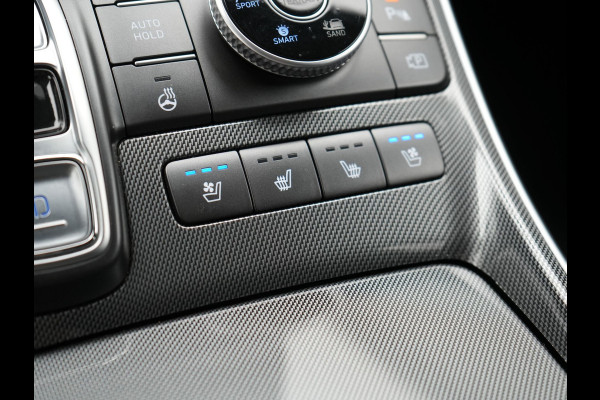 Hyundai Santa Fe 1.6 T-GDI Premium Plug In Hybrid 266pk Dealer O.H PHEV | Adaptive Cruise | Head Up | 360 Camera | Lederen Sportstoelen Memory & Ventilatie | Apple Carplay | Verwarmde Stoelen & Stuur | Sfeerverlichting | Keyless | Navigatie | Blis | DAB |