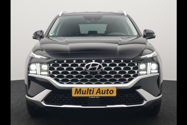 Hyundai Santa Fe 1.6 T-GDI Premium Plug In Hybrid 266pk Dealer O.H PHEV | Adaptive Cruise | Head Up | 360 Camera | Lederen Sportstoelen Memory & Ventilatie | Apple Carplay | Verwarmde Stoelen & Stuur | Sfeerverlichting | Keyless | Navigatie | Blis | DAB |