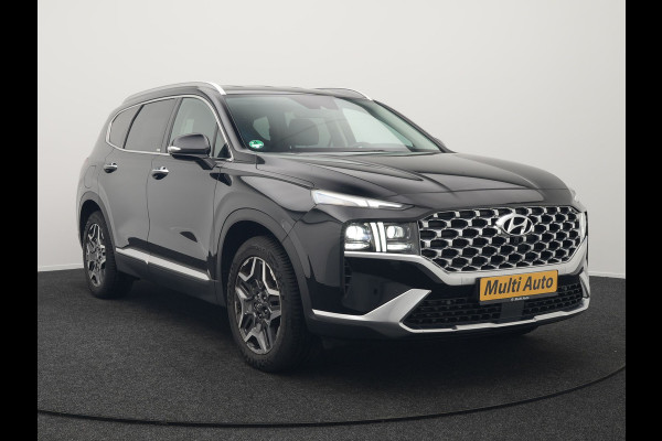 Hyundai Santa Fe 1.6 T-GDI Premium Plug In Hybrid 266pk Dealer O.H PHEV | Adaptive Cruise | Head Up | 360 Camera | Lederen Sportstoelen Memory & Ventilatie | Apple Carplay | Verwarmde Stoelen & Stuur | Sfeerverlichting | Keyless | Navigatie | Blis | DAB |