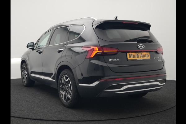 Hyundai Santa Fe 1.6 T-GDI Premium Plug In Hybrid 266pk Dealer O.H PHEV | Adaptive Cruise | Head Up | 360 Camera | Lederen Sportstoelen Memory & Ventilatie | Apple Carplay | Verwarmde Stoelen & Stuur | Sfeerverlichting | Keyless | Navigatie | Blis | DAB |
