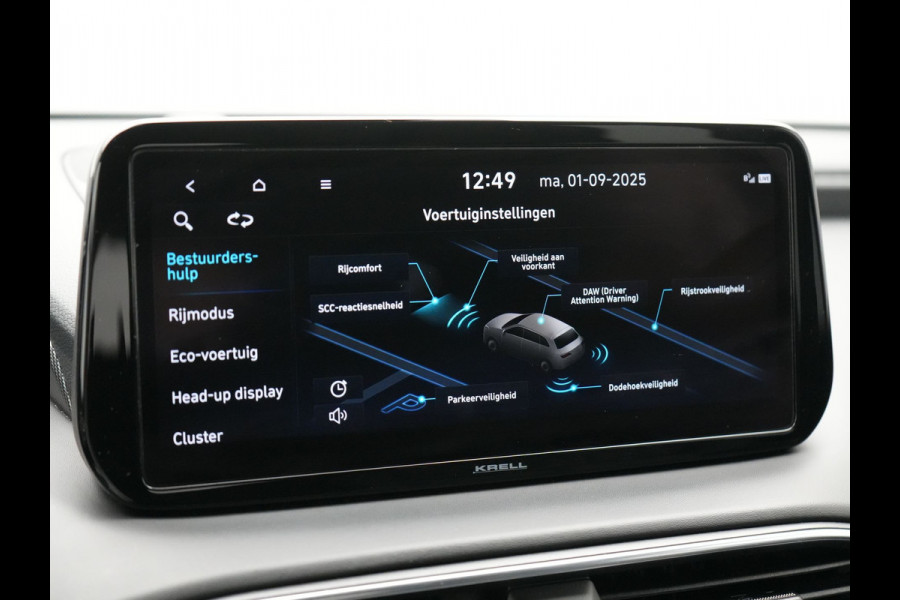 Hyundai Santa Fe 1.6 T-GDI Premium Plug In Hybrid 266pk Dealer O.H PHEV | Adaptive Cruise | Head Up | 360 Camera | Lederen Sportstoelen Memory & Ventilatie | Apple Carplay | Verwarmde Stoelen & Stuur | Sfeerverlichting | Keyless | Navigatie | Blis | DAB |