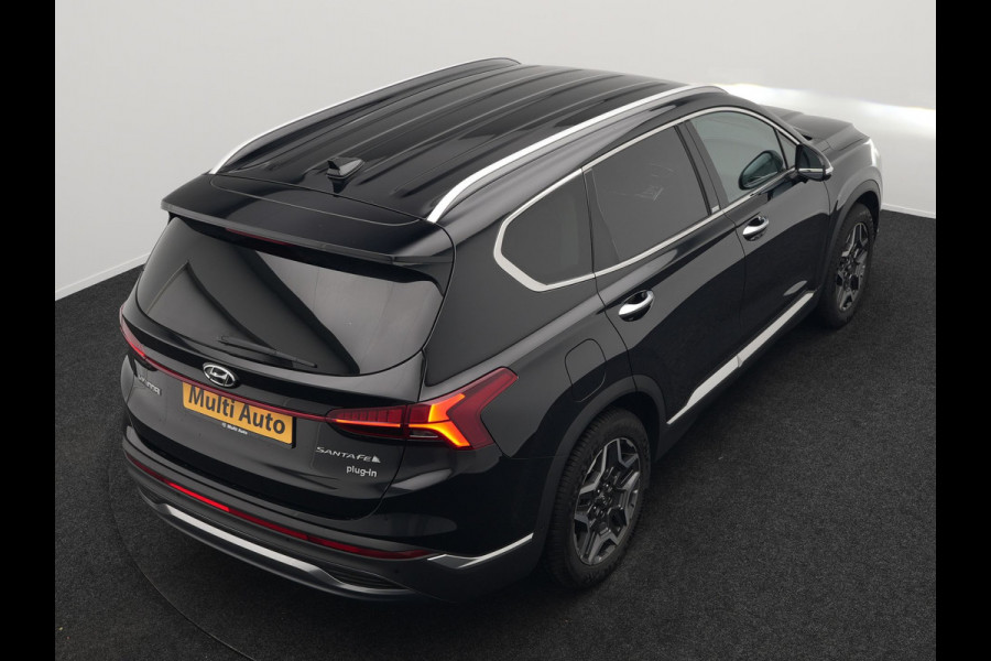 Hyundai Santa Fe 1.6 T-GDI Premium Plug In Hybrid 266pk Dealer O.H PHEV | Adaptive Cruise | Head Up | 360 Camera | Lederen Sportstoelen Memory & Ventilatie | Apple Carplay | Verwarmde Stoelen & Stuur | Sfeerverlichting | Keyless | Navigatie | Blis | DAB |