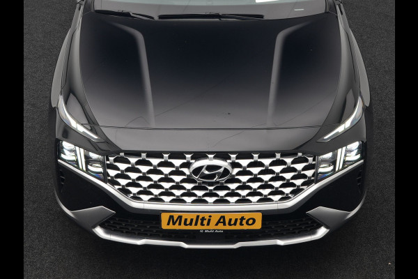 Hyundai Santa Fe 1.6 T-GDI Premium Plug In Hybrid 266pk Dealer O.H PHEV | Adaptive Cruise | Head Up | 360 Camera | Lederen Sportstoelen Memory & Ventilatie | Apple Carplay | Verwarmde Stoelen & Stuur | Sfeerverlichting | Keyless | Navigatie | Blis | DAB |