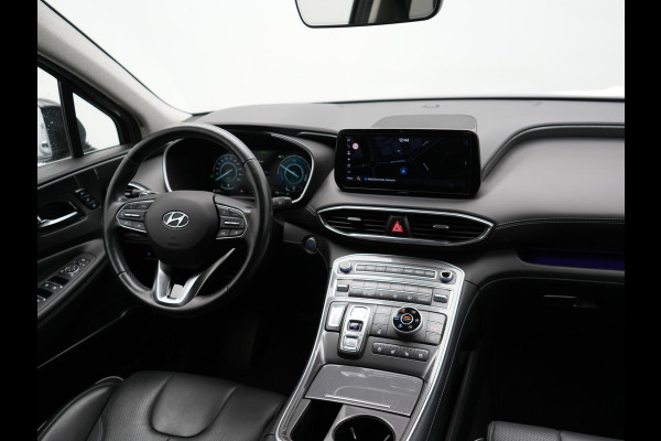Hyundai Santa Fe 1.6 T-GDI Premium Plug In Hybrid 266pk Dealer O.H PHEV | Adaptive Cruise | Head Up | 360 Camera | Lederen Sportstoelen Memory & Ventilatie | Apple Carplay | Verwarmde Stoelen & Stuur | Sfeerverlichting | Keyless | Navigatie | Blis | DAB |