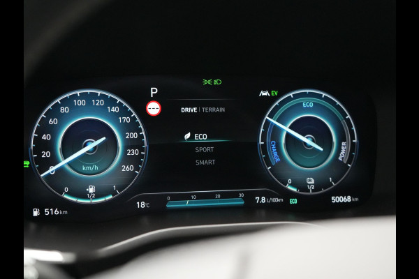 Hyundai Santa Fe 1.6 T-GDI Premium Plug In Hybrid 266pk Dealer O.H PHEV | Adaptive Cruise | Head Up | 360 Camera | Lederen Sportstoelen Memory & Ventilatie | Apple Carplay | Verwarmde Stoelen & Stuur | Sfeerverlichting | Keyless | Navigatie | Blis | DAB |