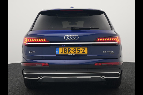Audi Q7 55 TFSI e Quattro Pro Line Plug In Hybrid 381pk Dealer O.H PHEV | Luchtvering | Trekhaak Af Fabriek | Panodak | Adaptive Cruise | 21 "L.M Matrix LED | Camera | Lederen Sportstoelen Memory & Ventilatie | Navigatie | Keyless | Virtual | DAB  | Softclos