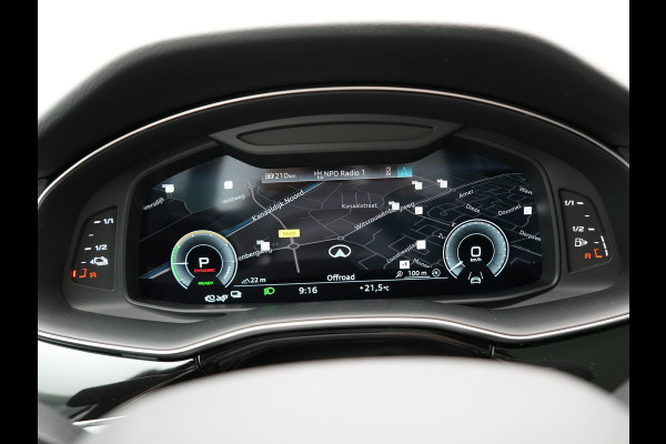 Audi Q7 55 TFSI e Quattro Pro Line Plug In Hybrid 381pk Dealer O.H PHEV | Luchtvering | Trekhaak Af Fabriek | Panodak | Adaptive Cruise | 21 "L.M Matrix LED | Camera | Lederen Sportstoelen Memory & Ventilatie | Navigatie | Keyless | Virtual | DAB  | Softclos
