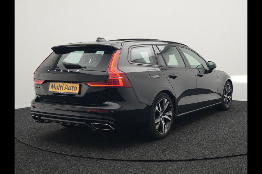 Volvo V60 B4 R-Design Automaat 198pk | Panodak | Adaptive Cruise | Camera | Lederen Sportstoelen Memory & Verwarmd | Pilot Assist | Blis | Navigatie | Stuurverwarming  | Virtual | DAB |