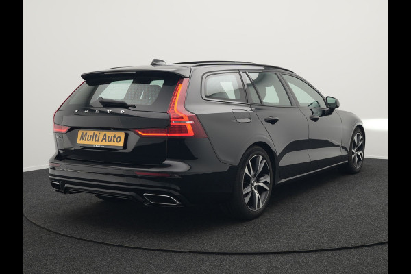 Volvo V60 B4 R-Design Automaat 198pk | Panodak | Adaptive Cruise | Camera | Lederen Sportstoelen Memory & Verwarmd | Pilot Assist | Blis | Navigatie | Stuurverwarming  | Virtual | DAB |
