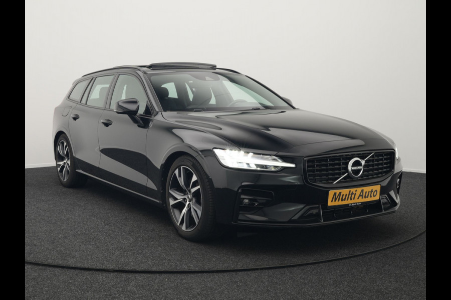 Volvo V60 B4 R-Design Automaat 198pk | Panodak | Adaptive Cruise | Camera | Lederen Sportstoelen Memory & Verwarmd | Pilot Assist | Blis | Navigatie | Stuurverwarming  | Virtual | DAB |