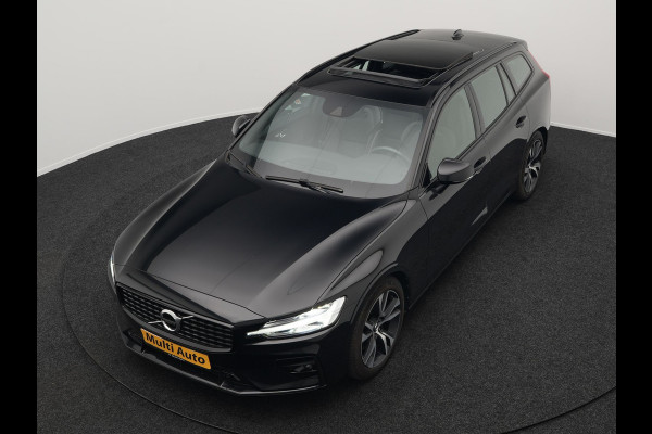 Volvo V60 B4 R-Design Automaat 198pk | Panodak | Adaptive Cruise | Camera | Lederen Sportstoelen Memory & Verwarmd | Pilot Assist | Blis | Navigatie | Stuurverwarming  | Virtual | DAB |
