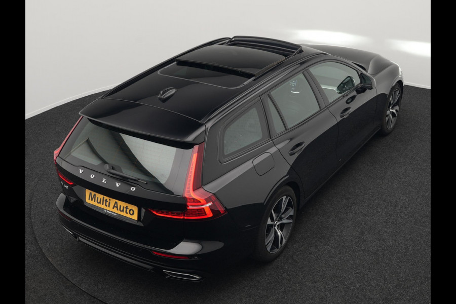 Volvo V60 B4 R-Design Automaat 198pk | Panodak | Adaptive Cruise | Camera | Lederen Sportstoelen Memory & Verwarmd | Pilot Assist | Blis | Navigatie | Stuurverwarming  | Virtual | DAB |