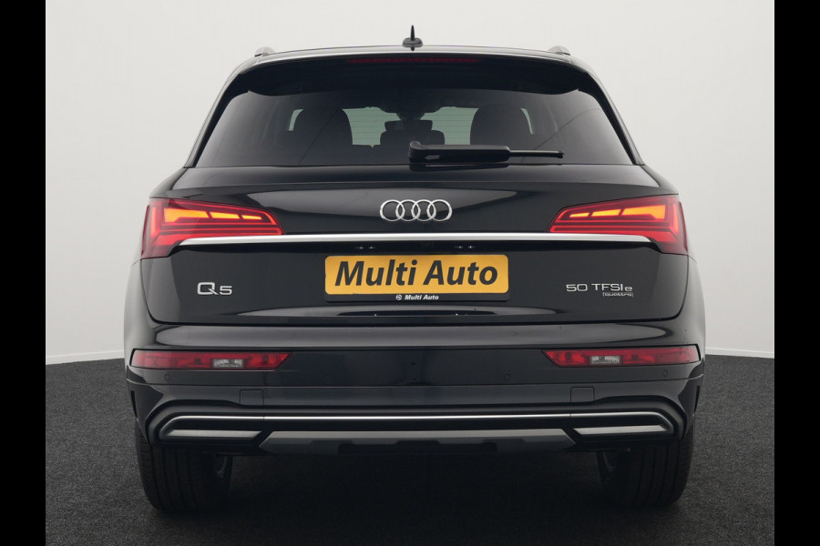 Audi Q5 50 TFSI e Advanced edition Plug In Hybrid 300pk Dealer O.H PHEV | 360 Camera | Cruise Control | Sportstoelen Verwarmd | Navigatie | Virtual | DAB | L.M. 18" |