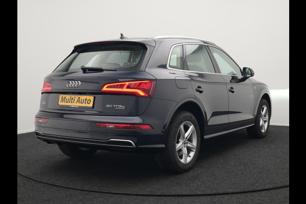 Audi Q5 50 TFSI e quattro S edition Plug In Hybrid 300pk Dealer O.H PHEV | 360 Camera  | Lederen Sportstoelen Memory & Verwarmd | Navigatie | Cruise Control | Keyless | DAB | Virtual |