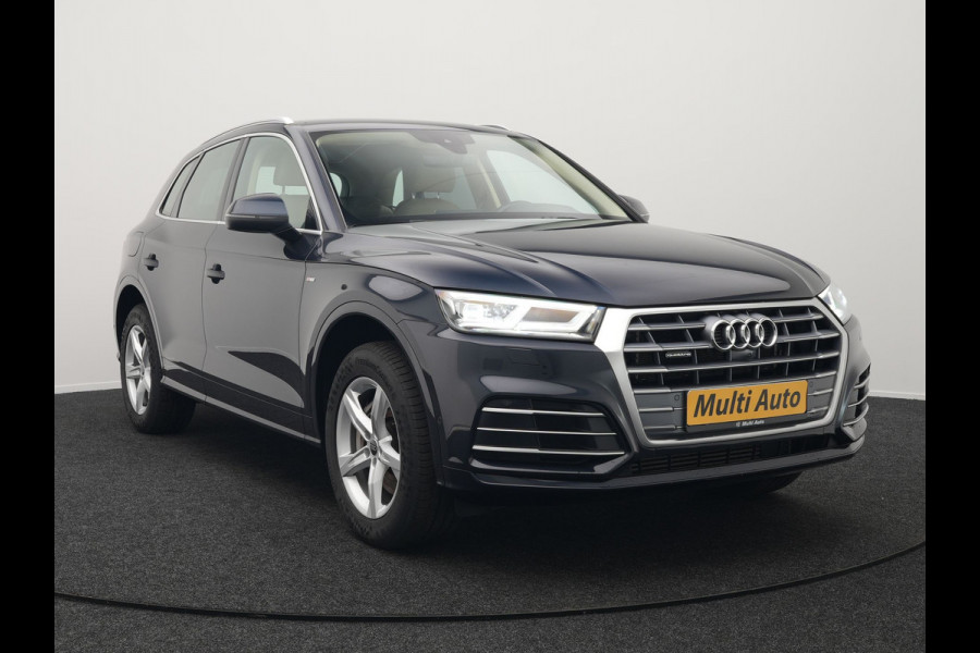 Audi Q5 50 TFSI e quattro S edition Plug In Hybrid 300pk Dealer O.H PHEV | 360 Camera  | Lederen Sportstoelen Memory & Verwarmd | Navigatie | Cruise Control | Keyless | DAB | Virtual |