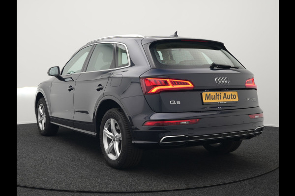 Audi Q5 50 TFSI e quattro S edition Plug In Hybrid 300pk Dealer O.H PHEV | 360 Camera  | Lederen Sportstoelen Memory & Verwarmd | Navigatie | Cruise Control | Keyless | DAB | Virtual |